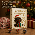 Dachshund Advent Calendar Blind Box with festive collectible pups