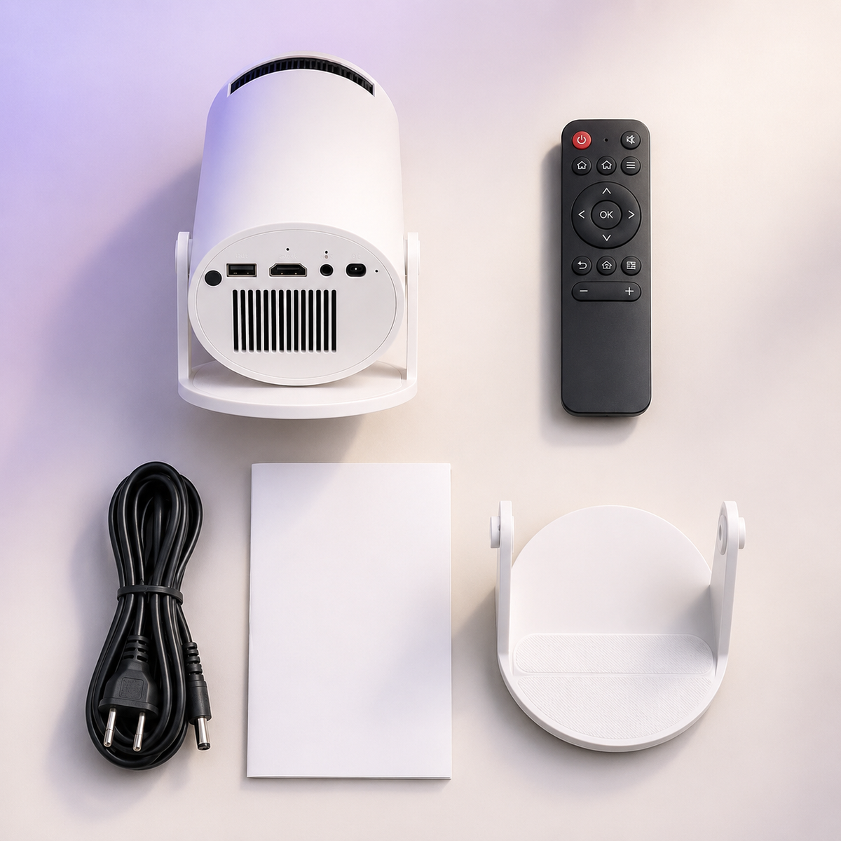 Halloween Window Projection Mini Projector – mini projector remote cable stand and manual