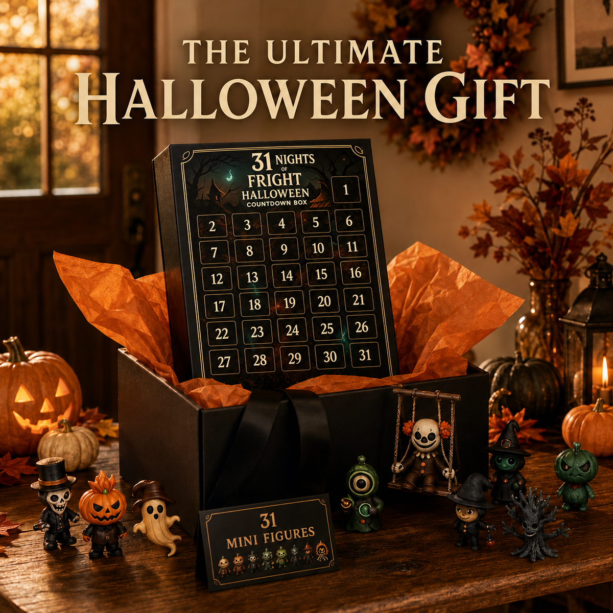 31 Nights of Fright Halloween Countdown Gift Box