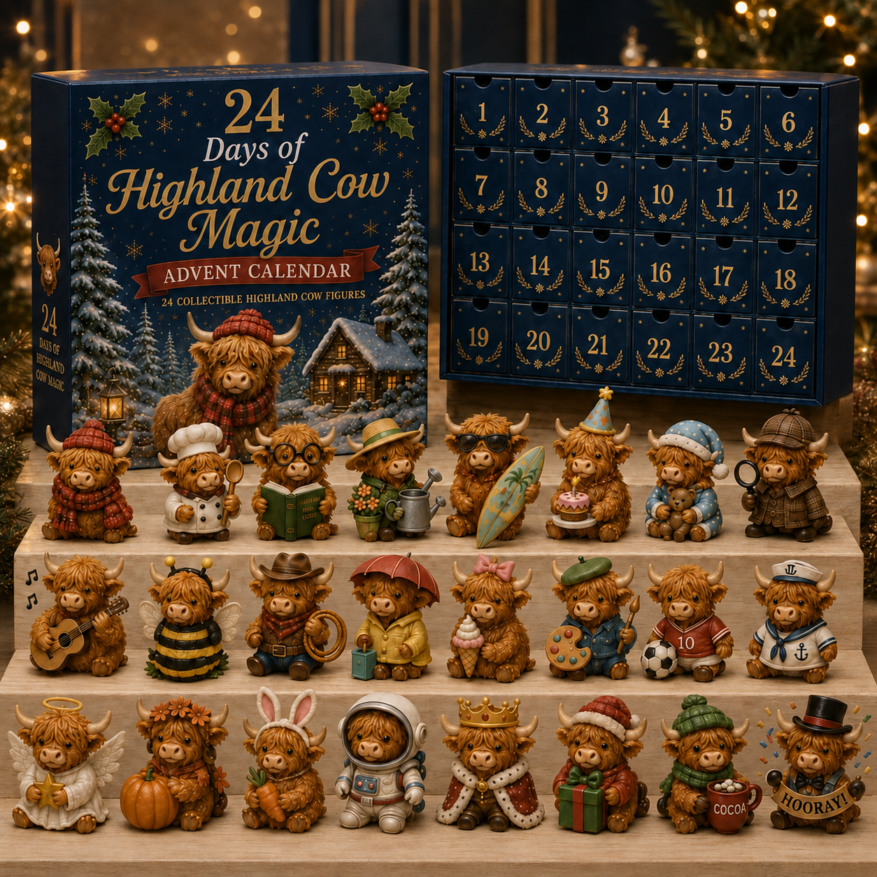 Highland Cow Christmas Advent Calendar – image 6