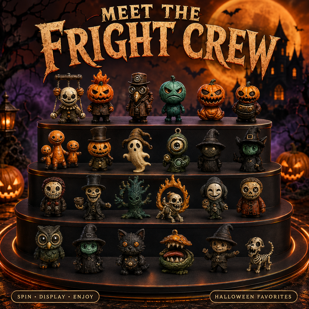 Halloween mini figures and hanging charms collection
