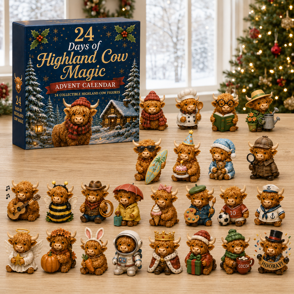 Highland Cow Christmas Advent Calendar – image 2