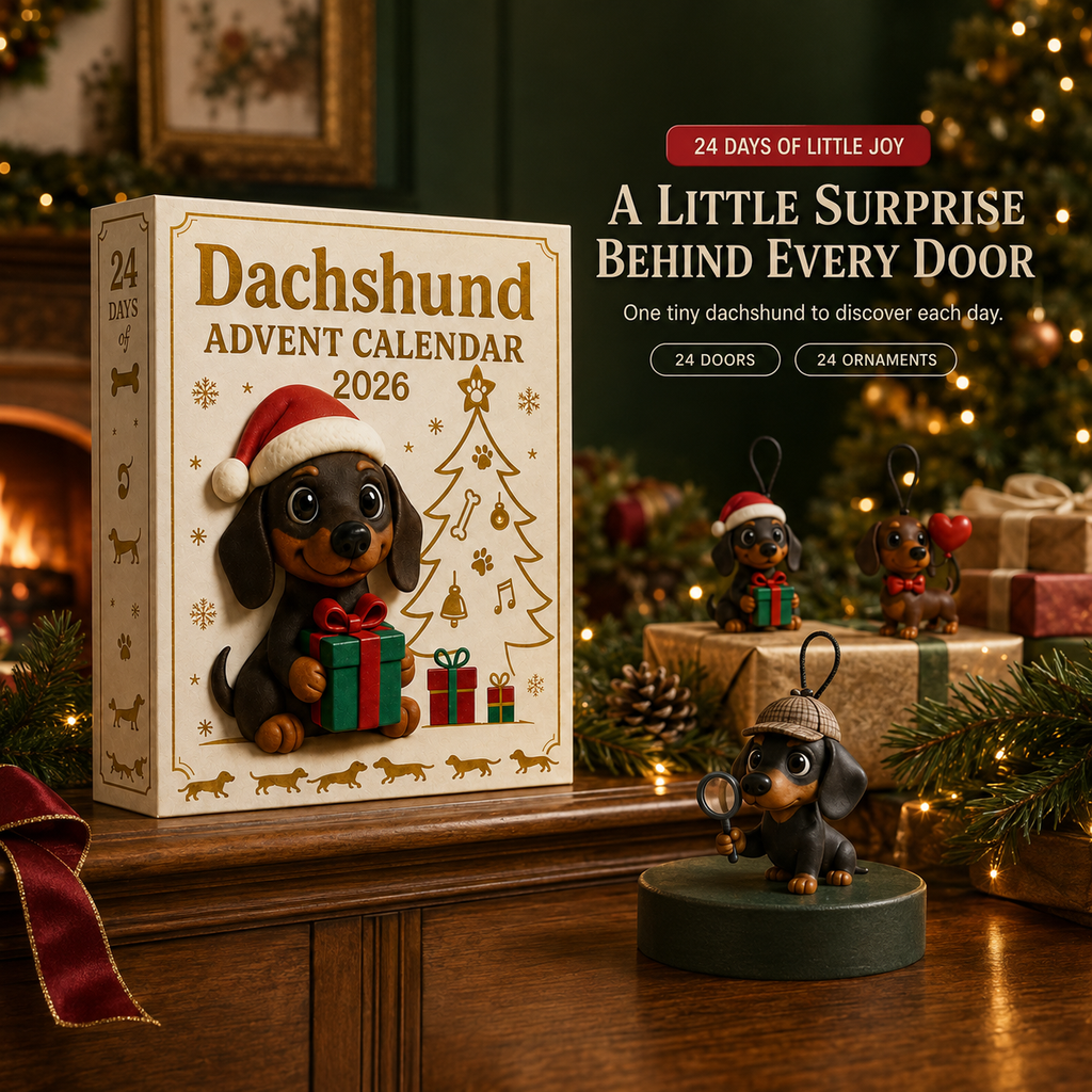 Dachshund ornament calendar product detail